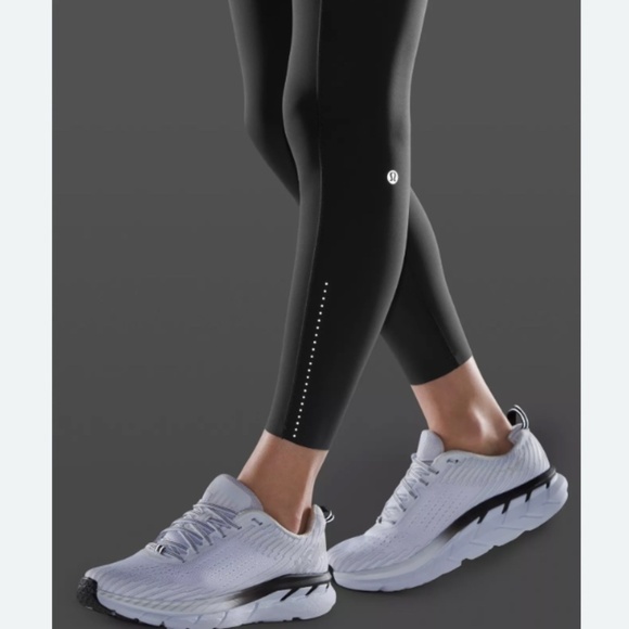 Lululemon Women Running tights Leggings Lot of 2 Sz 4 Reflective Inseam: 24 + 20 - Picture 3 of 16
